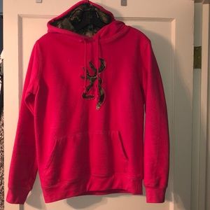 Browning Logo Pink/Camo Hoodie